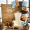 Cow Print Balloons Set, 12Inch 60pcs Blue Brown Cow Balloons Cow Print Balloons Cow and Brown Blue Balloons(Blue Brown)